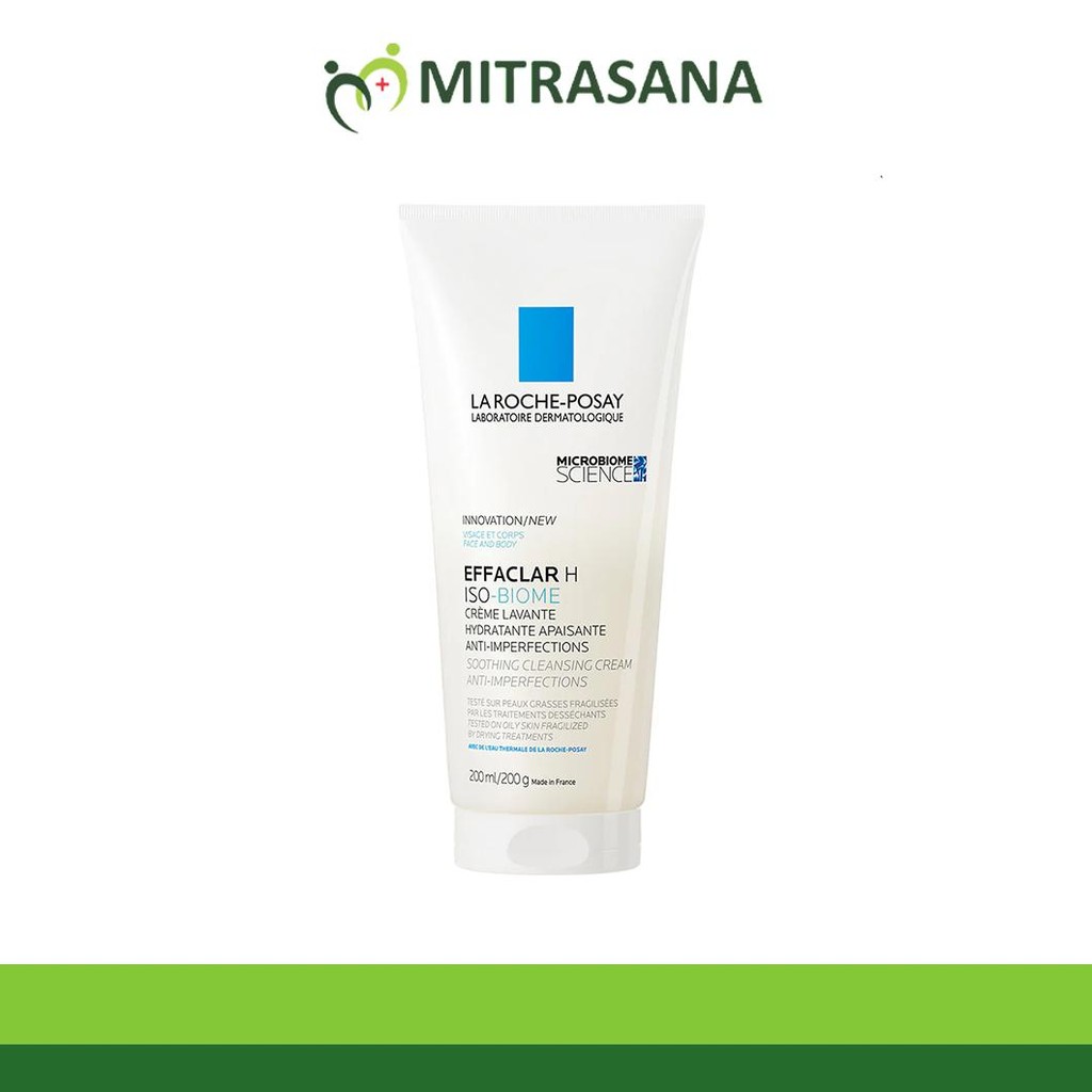 La Roche Posay Effaclar H Iso Biome Soothing Cleansing Cream 200Ml Original