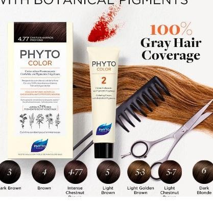 Phyto Phytocolor Ammonia-Free and Permanent Botanical Hair Color