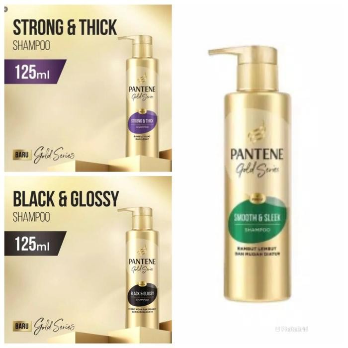 Pantene Gold Series Shampoo Aneka Varian Botol Kecil 125 ml