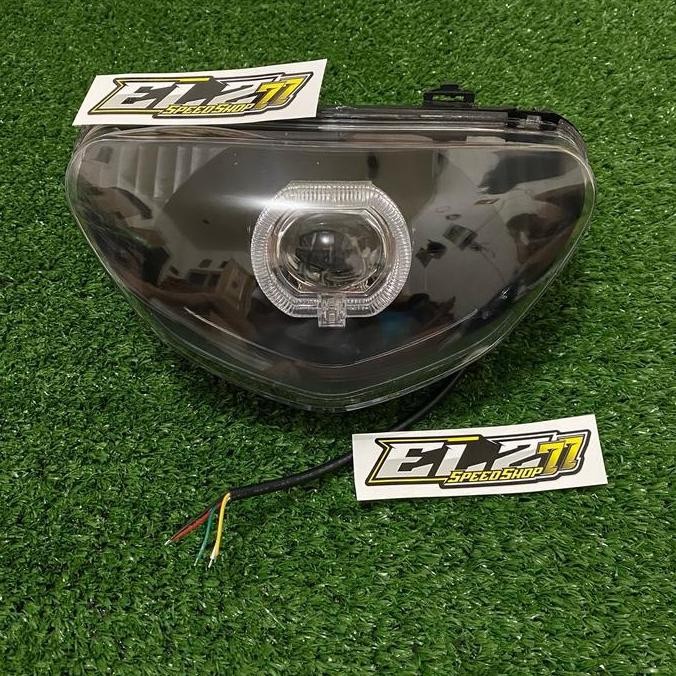 Promo Reflektor lampu depan mio smile & sporty set billed projie Head lamp mio sporty mio smile plus