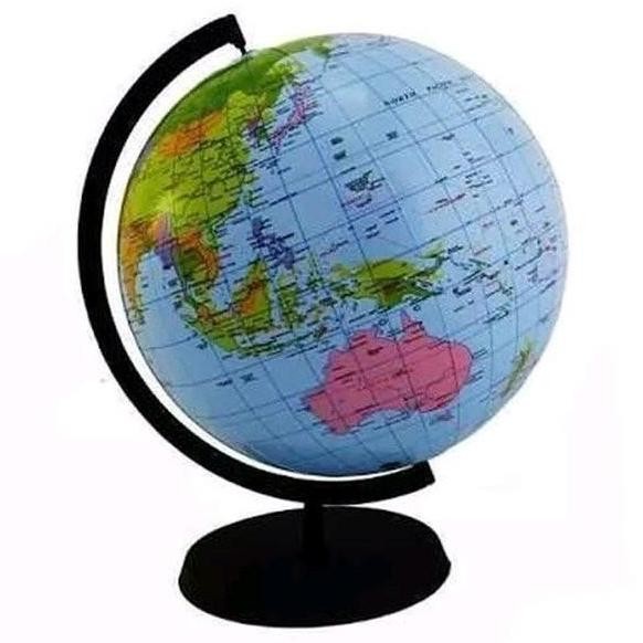 Mainan Globe Edukasi Geografis Anak - Bola Dunia Peta Dunia Globe Set TKP