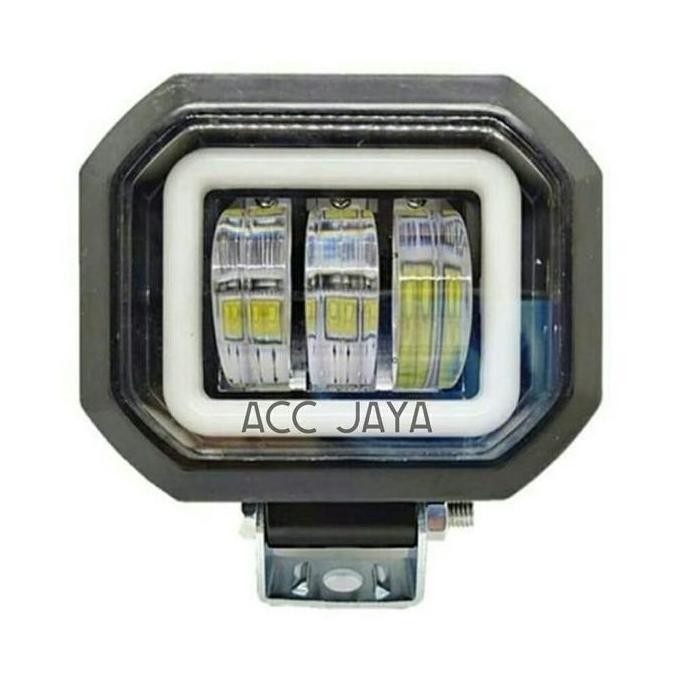 Promo LAMPU TEMBAK K30 3 MATA 30 WATT KOTAK LAMPU TEMBAK CWL LED LAMPU COD