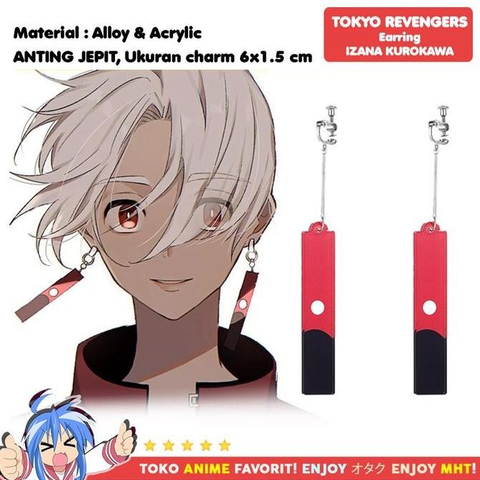 Anting Tokyo Revengers Izana Kurokawa Cosplay