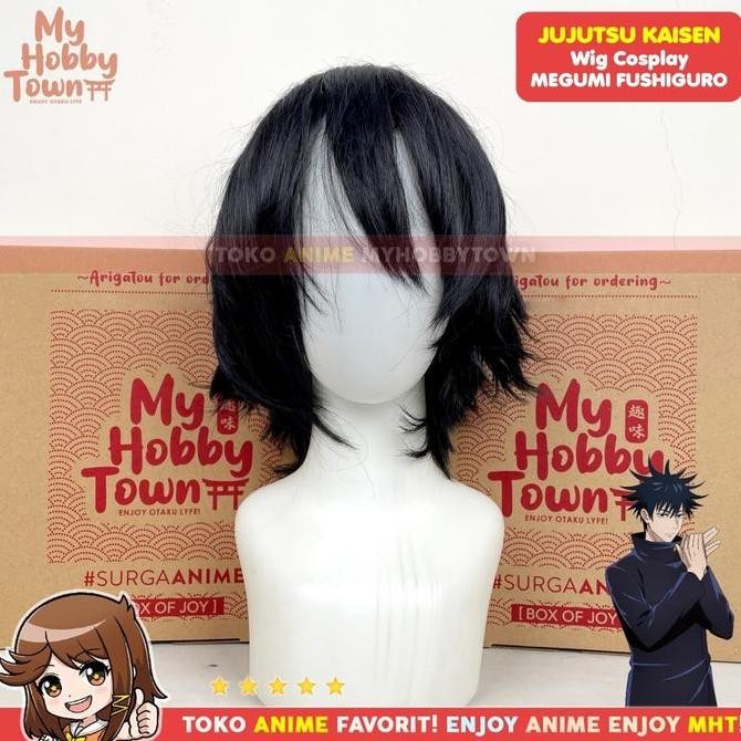 Wig Cosplay Anime Jujutsu Kaisen : Megumi Fushiguro