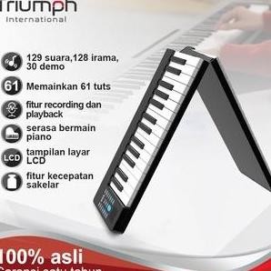 ZOLDYCK Keyboard piano kecil keyboard portabel bluetooth 61 tombol piano