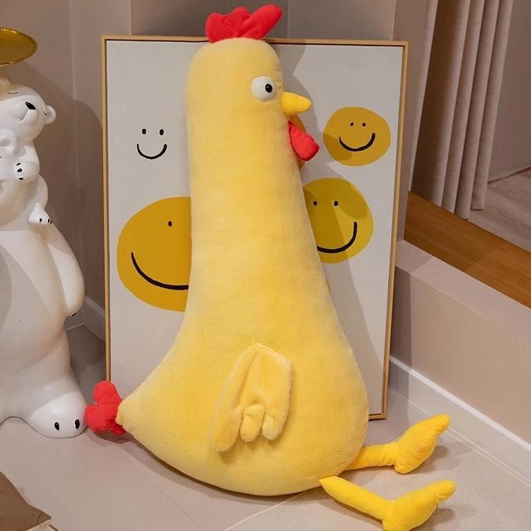 BNK 01 - New guling ayam jumbo 1meter terbaru/ guling ayam plush pillow/ boneka ayam jumbo terbaru