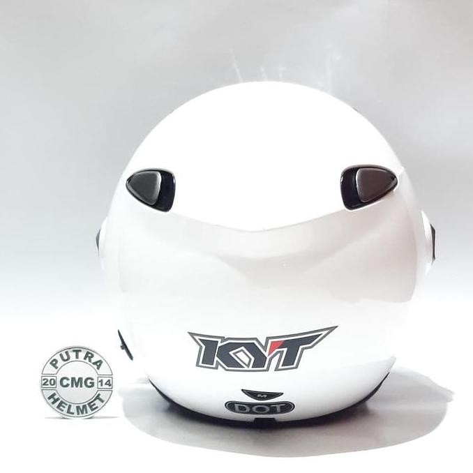 COD HELM KYT ELSICO WHITE PUTIH