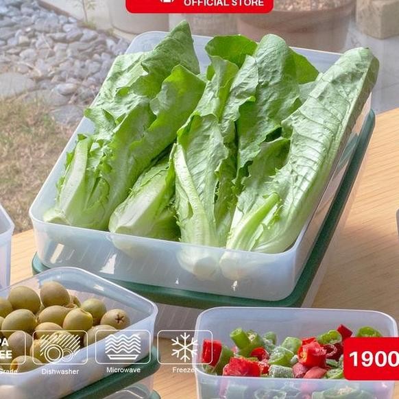 Silicook Flexible Korean 1 Food Container Organizer Kotak Makanan Penyimpanan Kulkas Fridge Refrerat