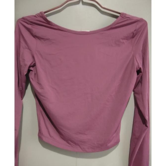 Promo Original Oysho Long Sleeve Shirt In Pink - Size Xs , S , M Cod