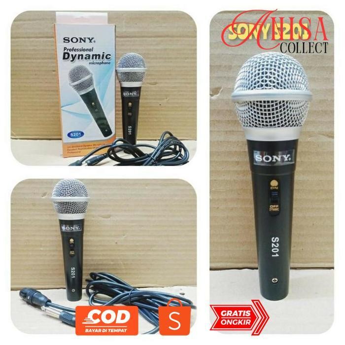 OKK-1520 KU09 Mic sony karaoke S201 microphone Terlaris Hemat