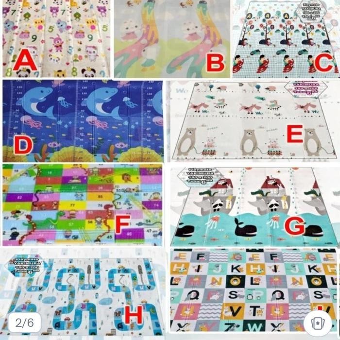 playmate Yakimura 180x200cm/playmate bayi/karpet lipat/matras anak