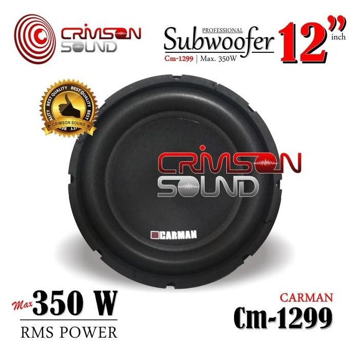 Promo SUBWOOFER 12 Inch CARMAN CM-1299 Diskon