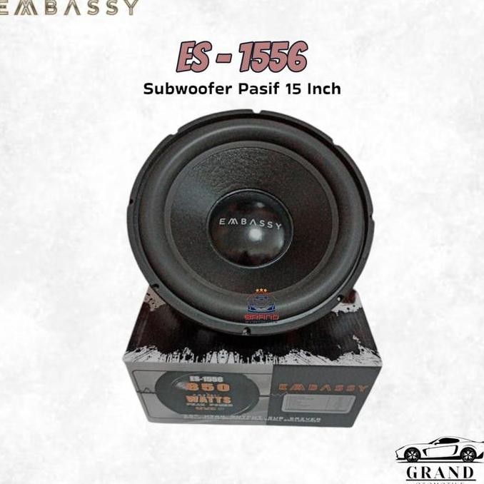 Promo SUBWOOFER EMBASSY 15INCH DOUBLE COIL DOUBLE MAGNET EMBASSY ES-1556 Speaker Diskon