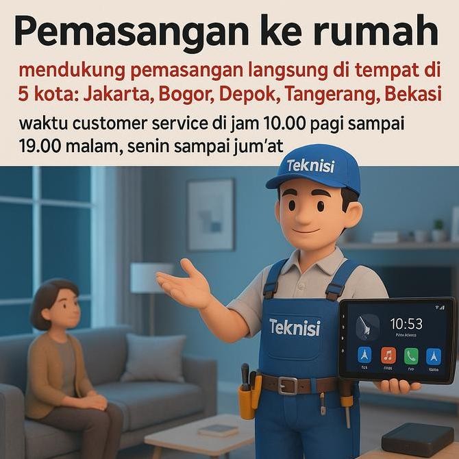 Promo Asero Head Unit Mobil Android 13 9 Inci 8GB 64GB IPS Layar Kamera Belakang 480p Bluetooth GPS 