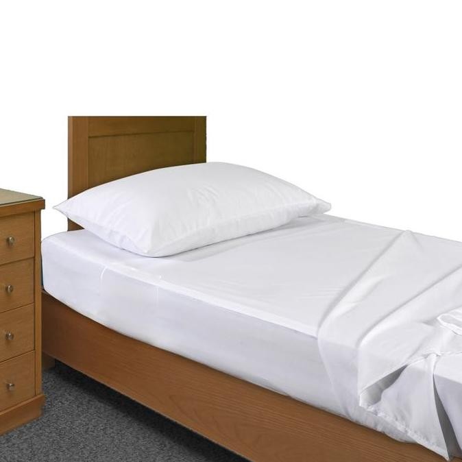 Sprei Polos Putih Katun Nyaman