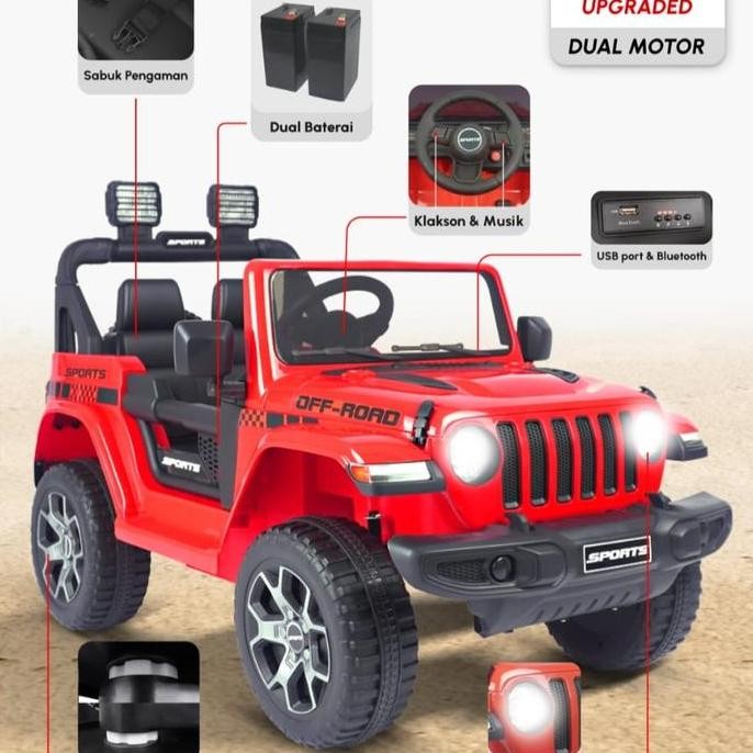 M 8288 MOBIL AKI M8288 DUAL  PMB Lampu Led Dinamo IRF