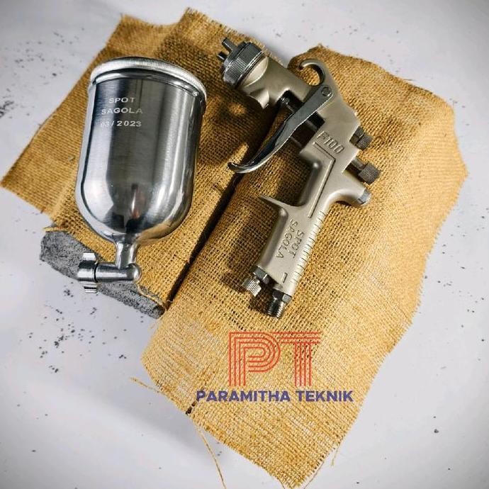 Promo Spraygun F100G Tabung Atas Tekanan Tinggi / Spray Gun F100 Alat Semprotan Cat High Pressure 40