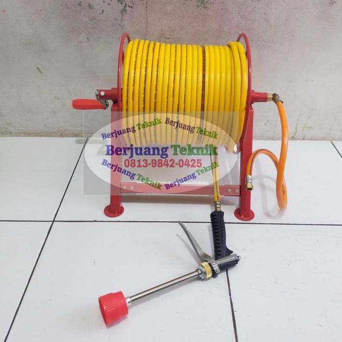 Promo Selang Sprayer/Air 100 Meter Komplit Stik Gun Dan Gulungan Selang Cod
