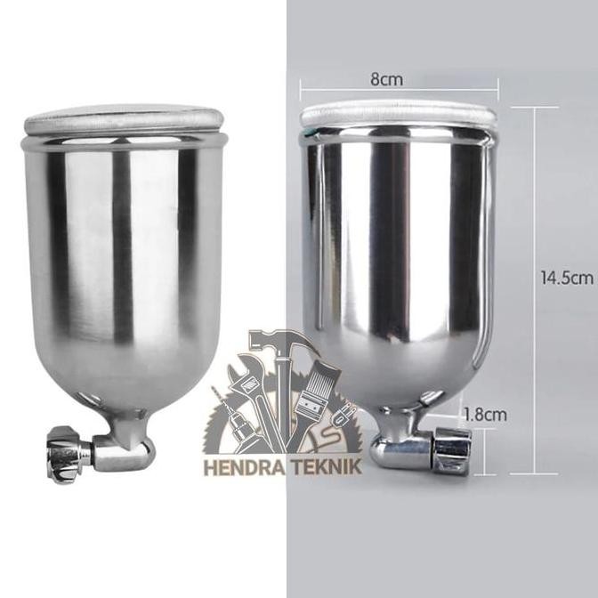 Promo Tabung Spraygun K3 / R2 / F75 200Cc Dan 400Cc Tangki Cat Tabung Atas F100 Sepet Meiji Murah Ba