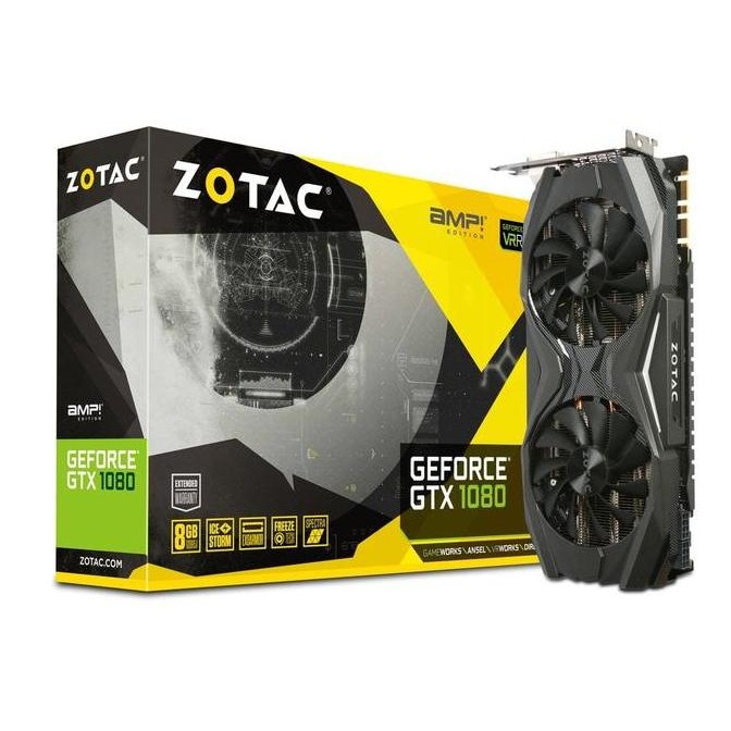 BEBAS ONGKIR - ZOTAC Nvidia GeForce GTX 1080 GTX1080 AMP Edition