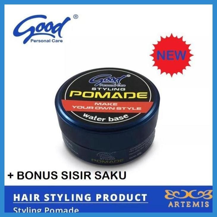 SALE GOOD POMADE HAIR STYLING WATER BASE 80ML - MINYAK RAMBUT PRIA - POMADE PRIA SIAP KIRIM