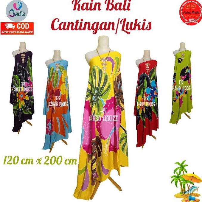 Promo Kain Bali Pantai/Sarung Pantai Canting Jumbo/Kain Bali TebalAdemHalus COD