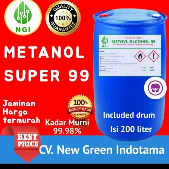 metanol super 1 drum ( 200 liter )