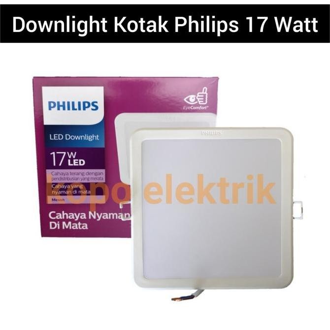 Lampu Led Downlight Philips 17 Watt Kotak Meson 17w