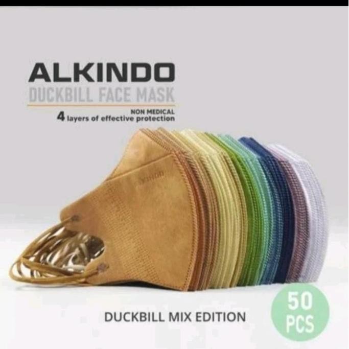 COD Masker duckbill ALKINDO 1 box isi 50pcs