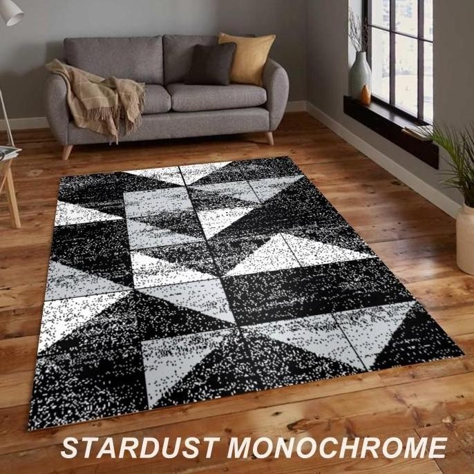 KARPET LANTAI 160X210 MONOKROM Karpet Permadani