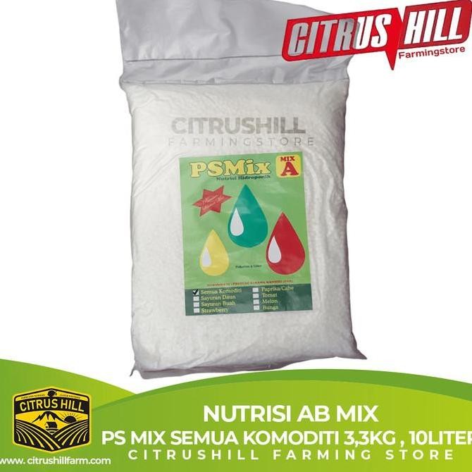 PROMO AB MIX PS MIX 10 LITER 3,3Kg - AB MIX HIDROPONIK NUTRISI AB MIX