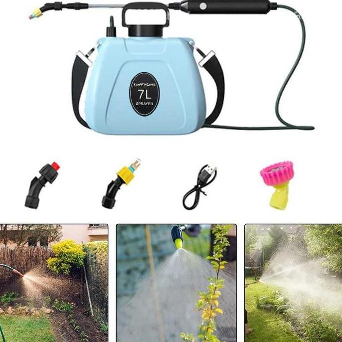 Alat Semprot Siram Hama Tanaman 5 L Pompa Gendong Elektrik Bisa Di Cas LM