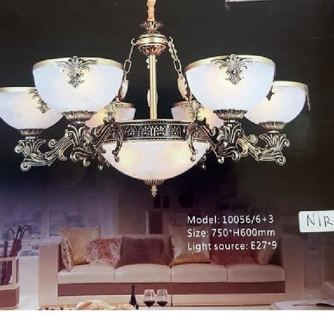 LAMPU GANTUNG KLASIK 10056 / LAMPU GANTUNG HIAS KLASIK Murah