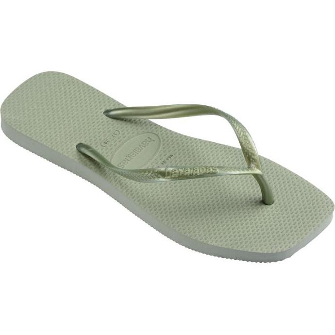 Havaianas 1156 Slim Square - Smoke Green - Sandal Wanita