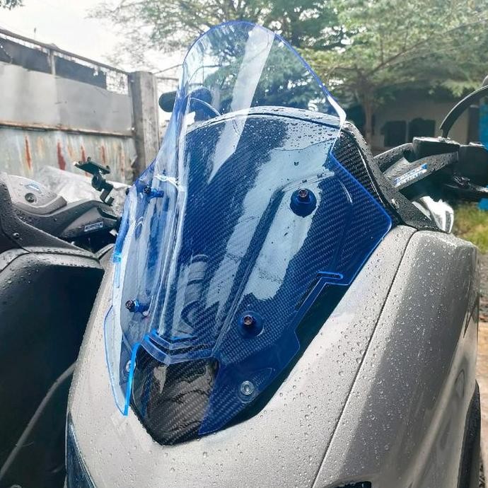 Visor Nmax New 2020/2021/2022 Tdr Mini Sirip V2. Windshield Nmax Baru 2023 Tdr Mini V2