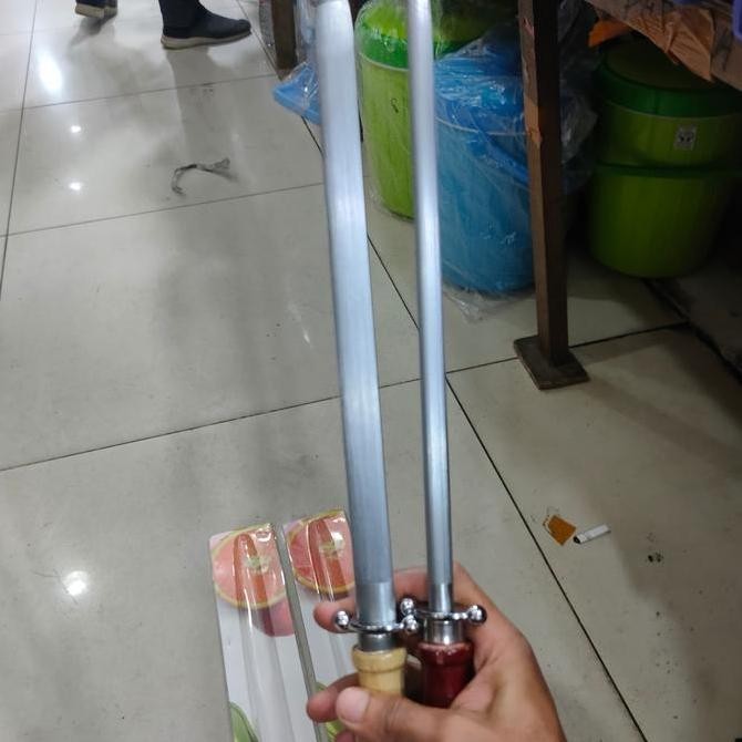 Asahan Pisau Kristal Pengasah Pisau Daging Stick Pisau 12Inc 43Cm