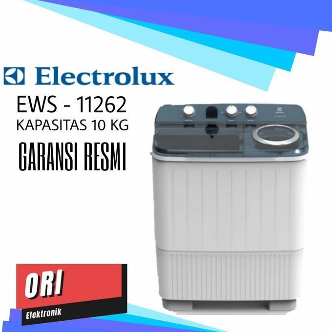 Promo ELECTROLUX MESIN CUCI 2 TABUNG 10KG EWS-10386 COD