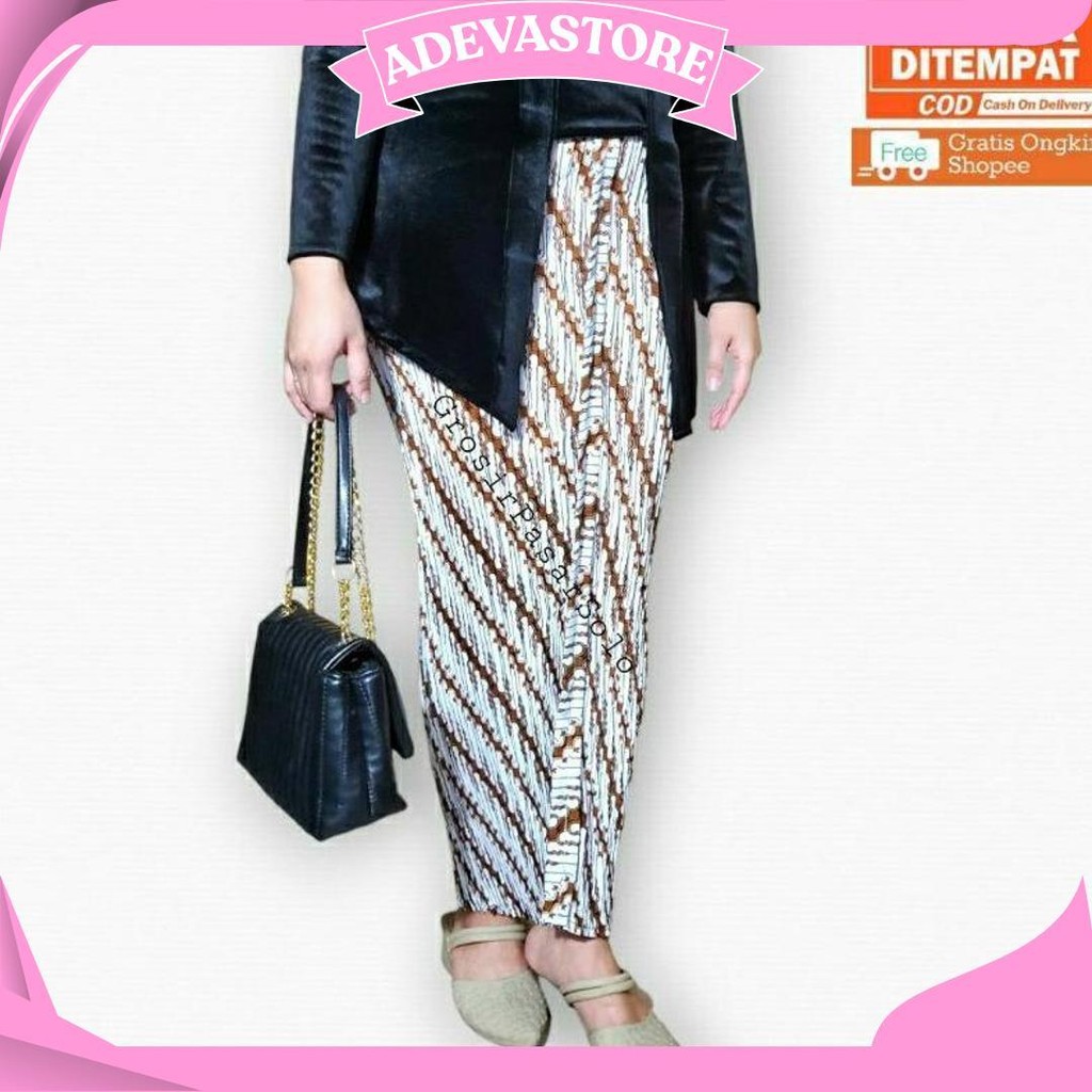 Rok Plisket Batik Wiru / Rok Plisket / Rok Plisket Batik / Bawahan Kebaya / Rok Kebaya / Rok Wisuda 