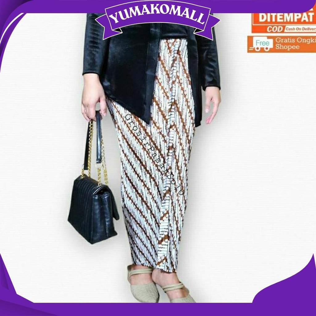 Rok Plisket Batik Wiru / Rok Plisket / Rok Plisket Batik / Bawahan Kebaya / Rok Kebaya / Rok Wisuda 