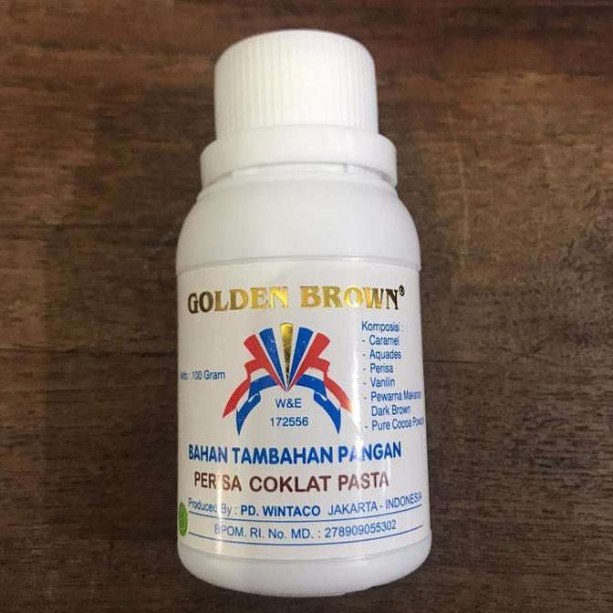 Torta- Pasta Golden Brown - Perisa Golden Brown 100Gram