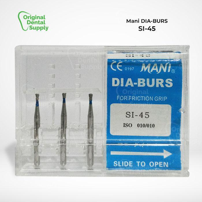 Dental diamond bur gigi highspeed SI 45 inverted mani dia-burs