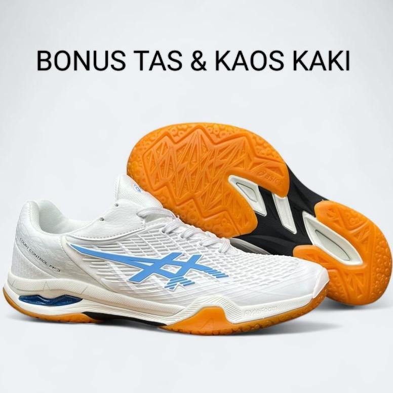 Discount Sepatu Tenis Court Control FF Sepatu Court Control Bonus Tas dan Kaos Kaki