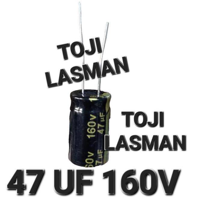 GLOSIR 47UF 160V /  ELKO ELCO 47UF 160V 47 UF 160 V VOLT TV POWER SUPPLY 160V47UF 47 UF MICRO MIKRO 
