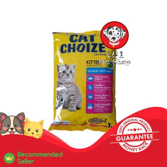 Meow- Makanan Kucing Cat Choize Kitten Salmon 1Kg