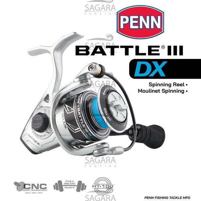Best Seller Reel Penn Battle III DX | Penn Battle 3 DX | Reel Pancing Spinning Berkualitas 100% orig