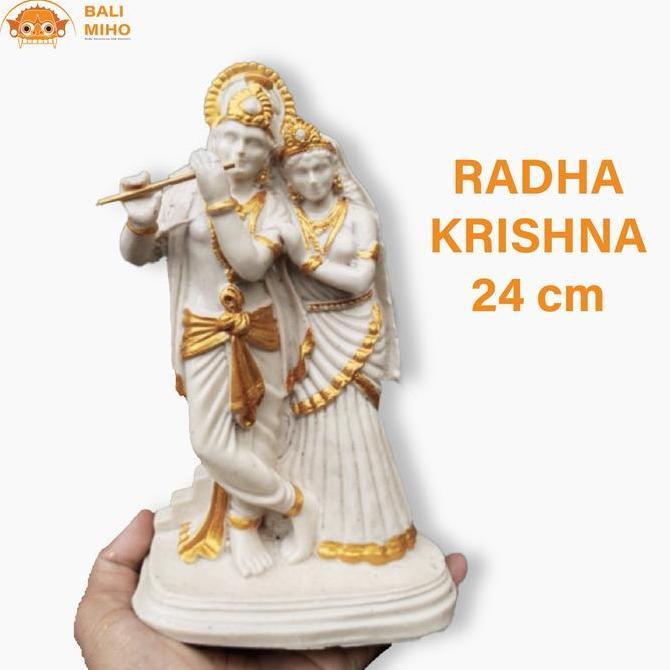 siap kirim] Patung Radha Krishna/Patung Rada Krisna/Patung Dewa Krishna/Krisna