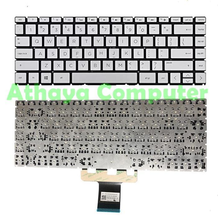PROMO - keyboard Hp 14s-dq3109tu 14s-dq3110tu 14s-dq3111tu Silver