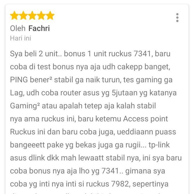 Ruckus 7982 dan PoE Gigabit