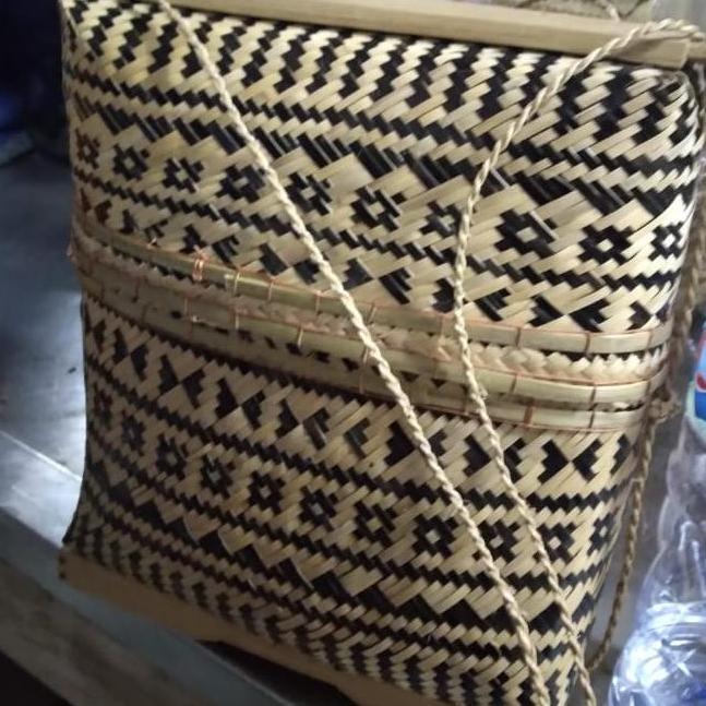 :0:0:0] Tas bambu tas genta pemangku Tas Bali poleng