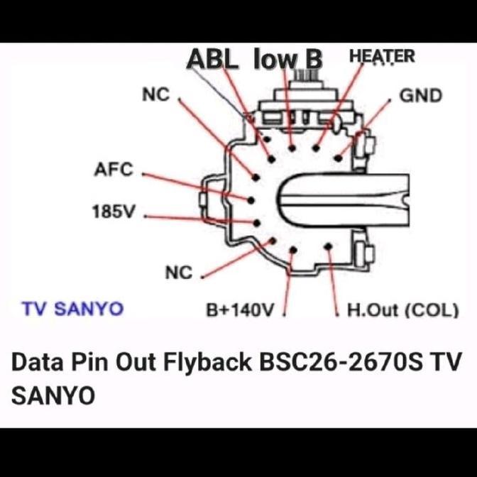 BSC26-2670S BSC 26-27 2670 2670S 2603 2603S SANYO 29 L40B08000 08000